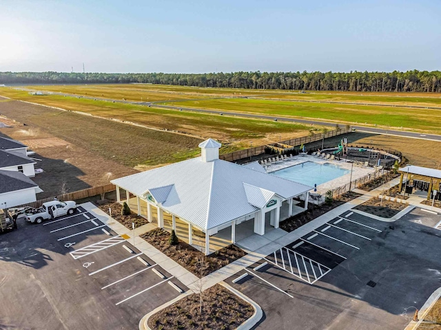 drone / aerial view