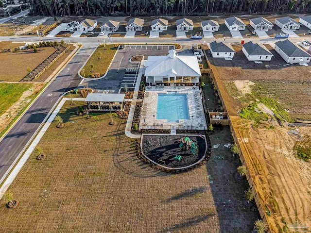 drone / aerial view