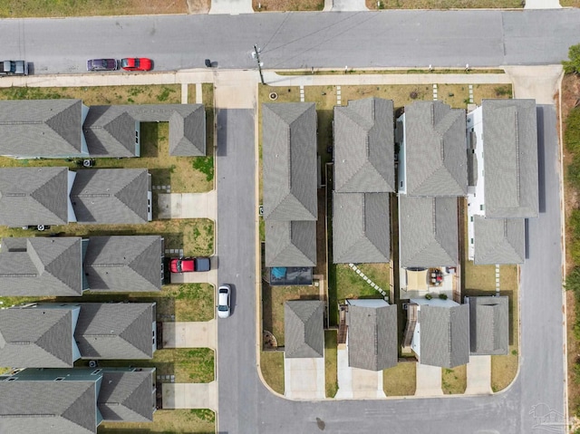 birds eye view of property featuring a residential view