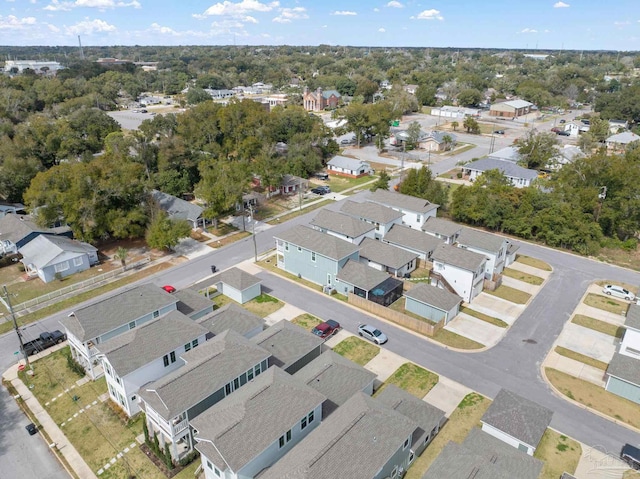 birds eye view of property featuring a residential view