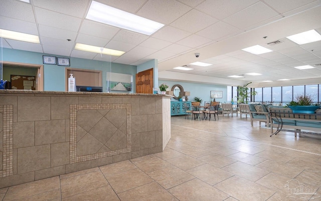 reception featuring visible vents
