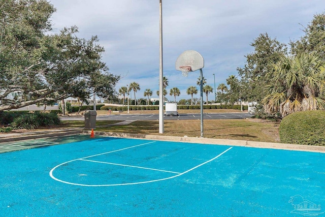view of sport court with community basketball court
