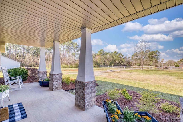 view of patio