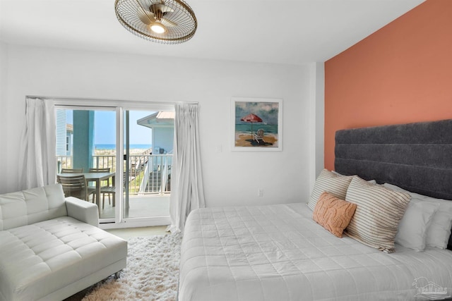 1299 Ft Pickens Rd Unit 6, Pensacola Beach, FL 32561 - bedroom with access to outside