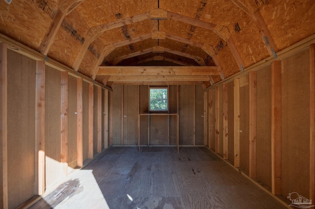 view of storage room