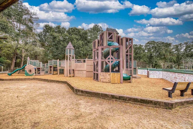 view of play area