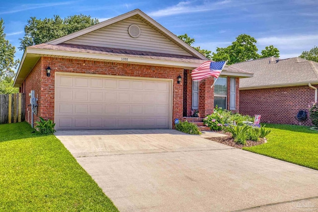 3288 Wasatch Range Loop, Pensacola, FL 32526 - single story home featuring brick siding, concrete driveway, and a garage