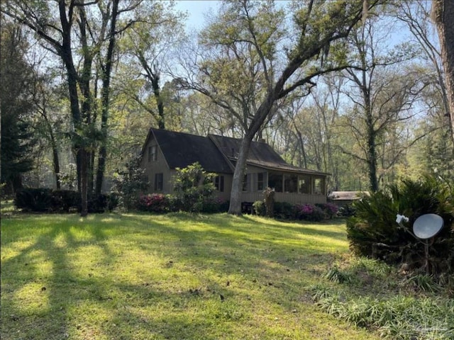 5301 Gentle Breeze Dr, Tallahassee, FL 32317 - view of front of home with a front lawn