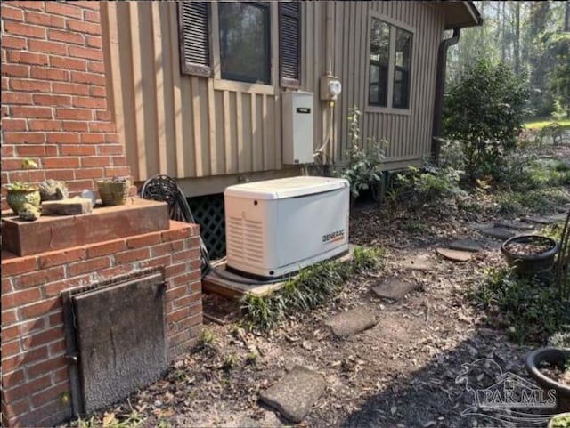 5301 Gentle Breeze Dr, Tallahassee, FL 32317 - exterior view of a power unit and brick siding