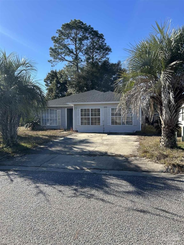 view of ranch-style home