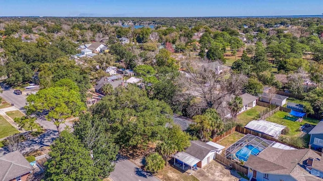 bird's eye view featuring a residential view