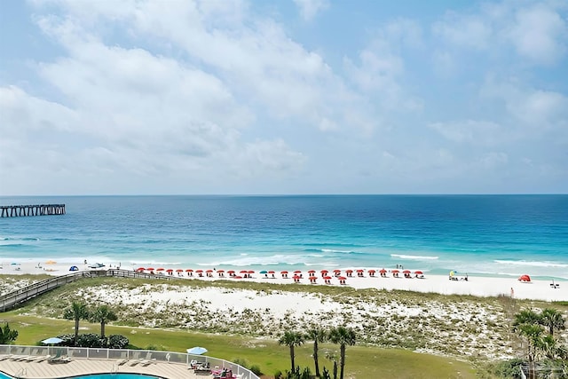 8501 Gulf Blvd Unit 3B, Navarre Beach, FL 32566 - water view with local beach