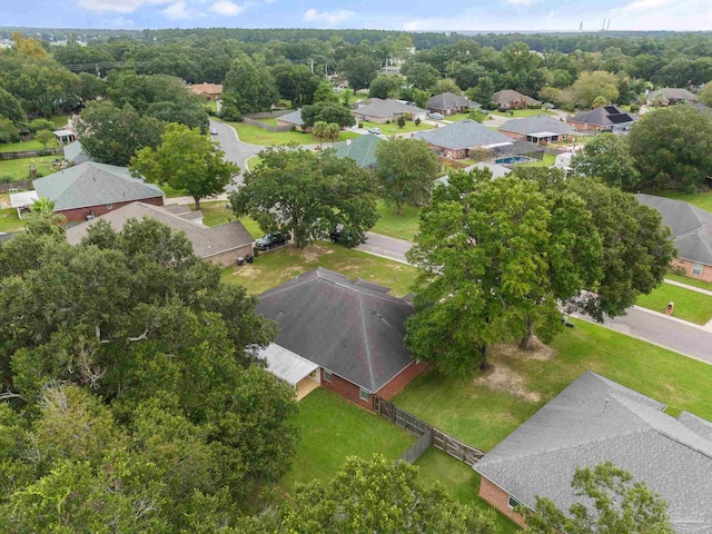 birds eye view of property featuring a residential view