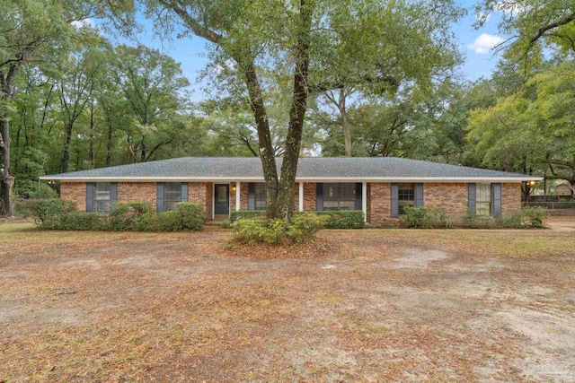 view of ranch-style house