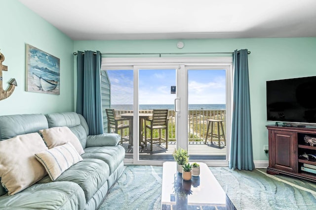 14391 Perdido Key Dr Unit D, Pensacola, FL 32507 - living room with healthy amount of natural light and baseboards