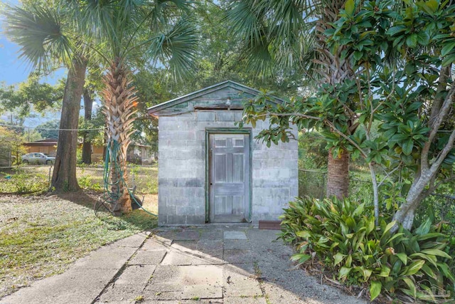 view of outbuilding