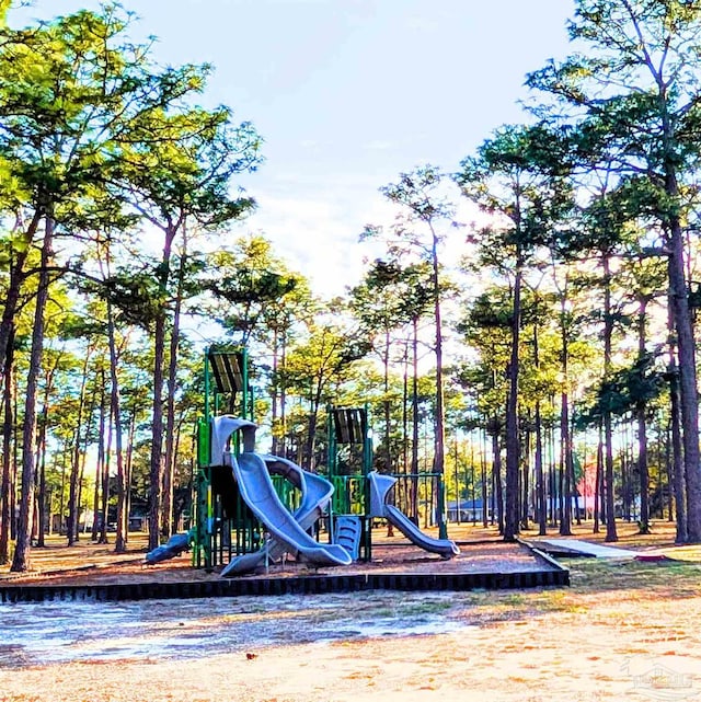 view of communal playground