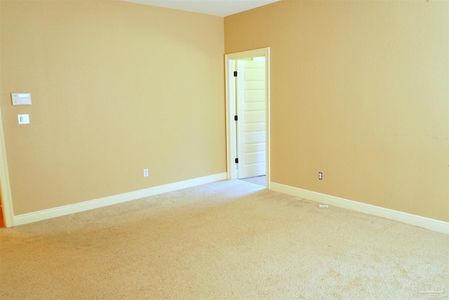 empty room featuring carpet floors