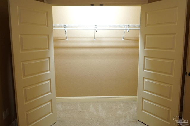 view of closet