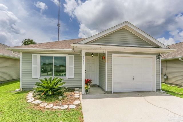 5397 Fawn Ridge Dr, Gulf Breeze, FL 32563 - view of front of property with driveway and a garage