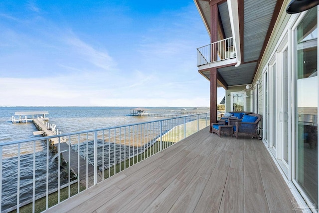 5350 Pale Moon Dr, Pensacola, FL 32507 - deck with a water view