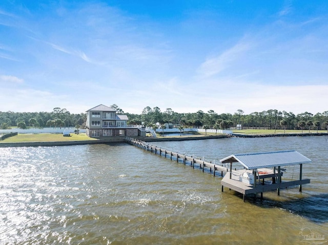 5350 Pale Moon Dr, Pensacola, FL 32507 - dock area with a water view