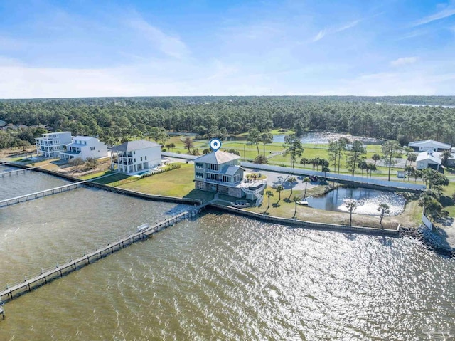 5350 Pale Moon Dr, Pensacola, FL 32507 - aerial view with a water view