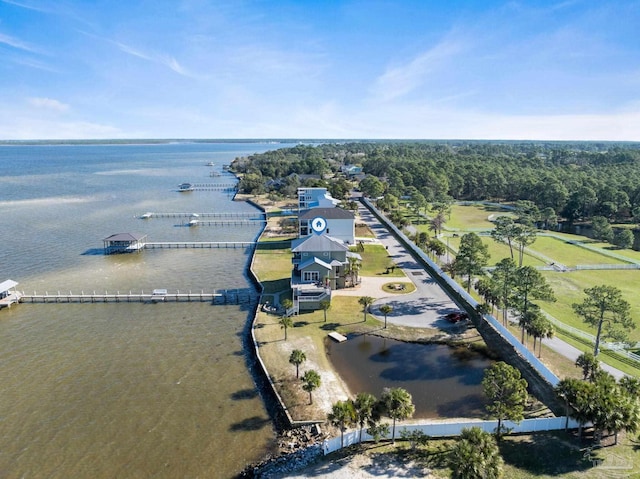 5350 Pale Moon Dr, Pensacola, FL 32507 - bird's eye view featuring a water view