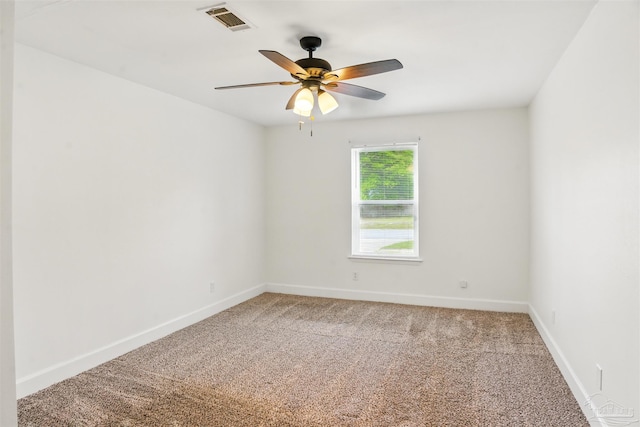 4248 Seaport Rd, Pace, FL 32571 - carpeted spare room with baseboards and ceiling fan