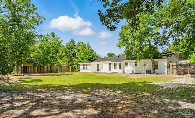 4248 Seaport Rd, Pace, FL 32571 - rear view of house with cooling unit