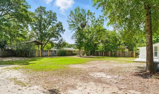 4248 Seaport Rd, Pace, FL 32571 - view of yard featuring a detached carport