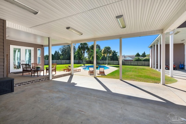 unfurnished sunroom with plenty of natural light