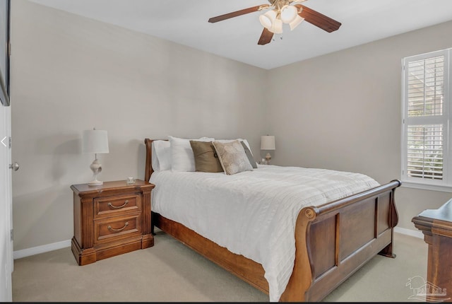 1707 Cedrus Ln, Pensacola, FL 32514 - bedroom with carpet floors, multiple windows, and a ceiling fan