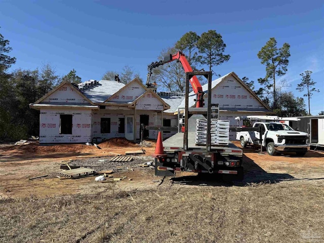 view of property in mid-construction