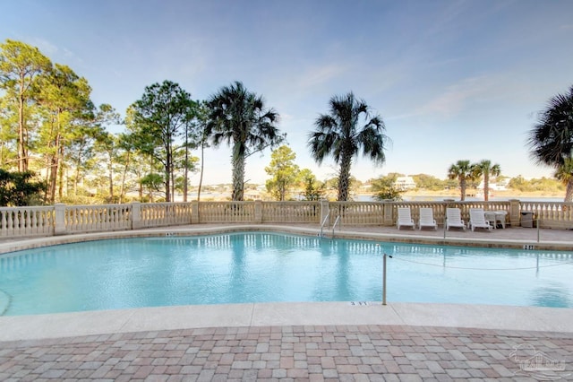 view of pool