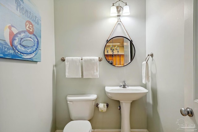 bathroom with toilet