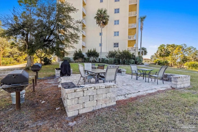 view of patio / terrace with grilling area