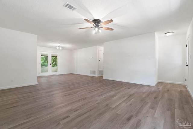 5547 Kauffman Rd, Milton, FL 32583 - spare room featuring a ceiling fan, wood finished floors, and baseboards