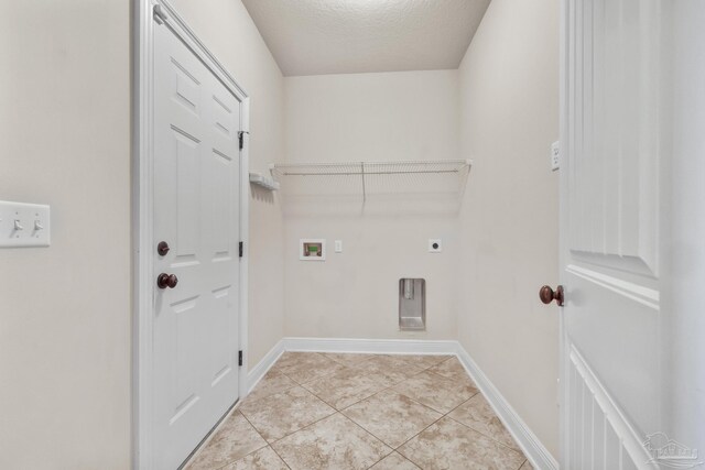 bathroom with tile patterned flooring and a shower with door