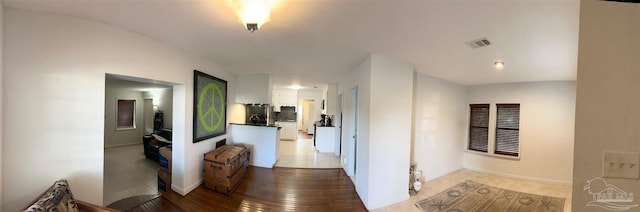 6414 Hamilton Bridge Rd, Milton, FL 32570 - hall featuring wood finished floors