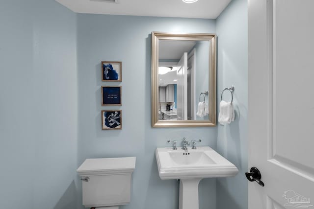 bathroom with toilet