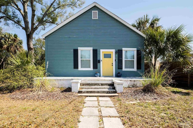 view of bungalow