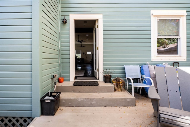 view of entrance to property