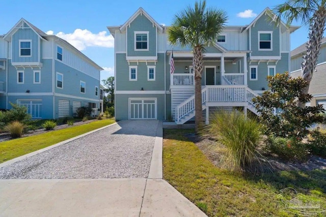 view of front of house with covered porch