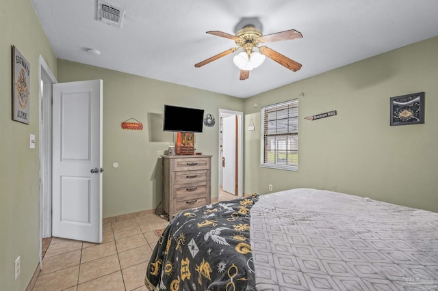 2762 Christine St, Pensacola, FL 32526 - bedroom featuring light tile patterned floors and a ceiling fan