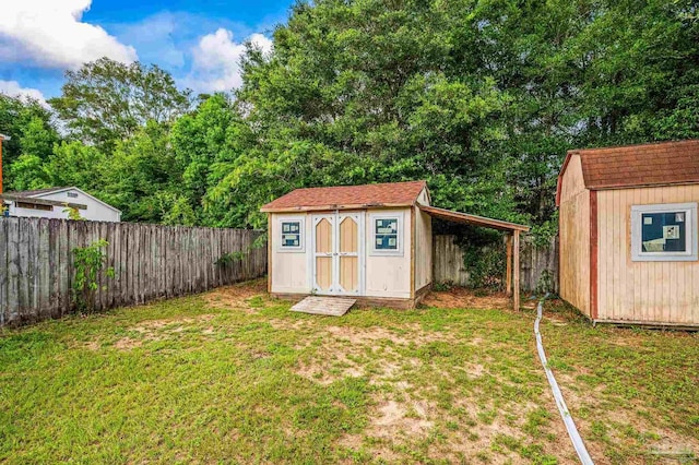 2762 Christine St, Pensacola, FL 32526 - view of shed featuring a fenced backyard