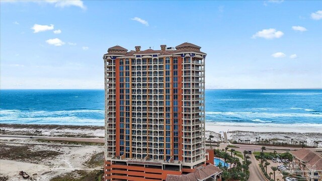 3 Portofino Dr Unit 1705, Pensacola Beach, FL 32561 - view of apartment building / complex featuring view of water and beach