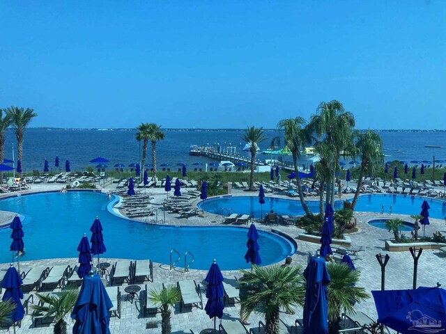 3 Portofino Dr Unit 1705, Pensacola Beach, FL 32561 - community pool with a water view