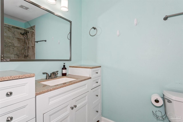 3382 Green Briar Cir, Gulf Breeze, FL 32563 - full bathroom with vanity and tiled shower