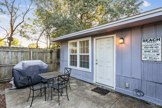 3382 Green Briar Cir, Gulf Breeze, FL 32563 - view of patio with outdoor dining space and area for grilling